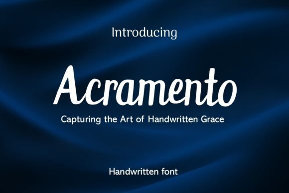 Acramento Font: Elevate Your Small Business Brand