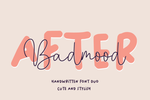After Badmood Font: Handwritten Charm for Makers