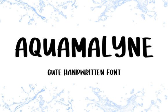 Aquamalyne Font Review: Playful Script for Campaigns