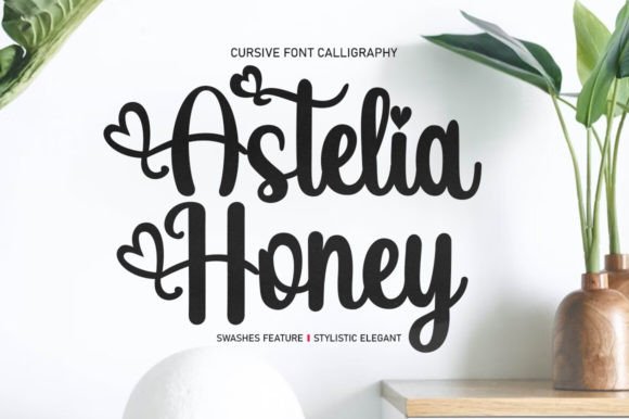 Astelia Honey Font: Elegant Script for Handmade Labels
