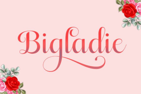 Bigladie Font Review: Elevating Web Design with Elegant Script Typography