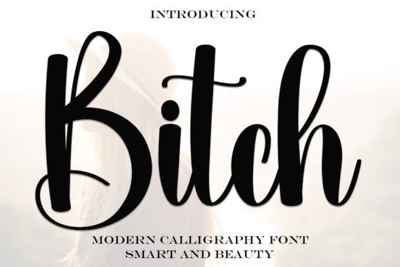 Bitch Font: Versatile Handwritten Type for Small Business Branding