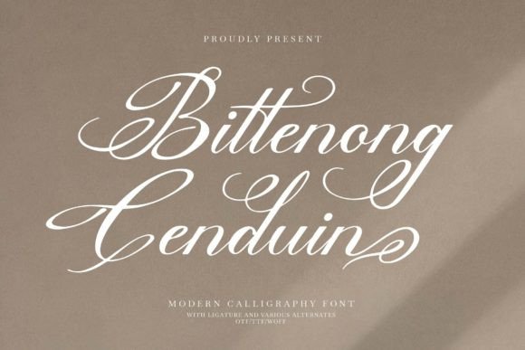 Bittenong Cenduin Font for Elegant Editorial Design
