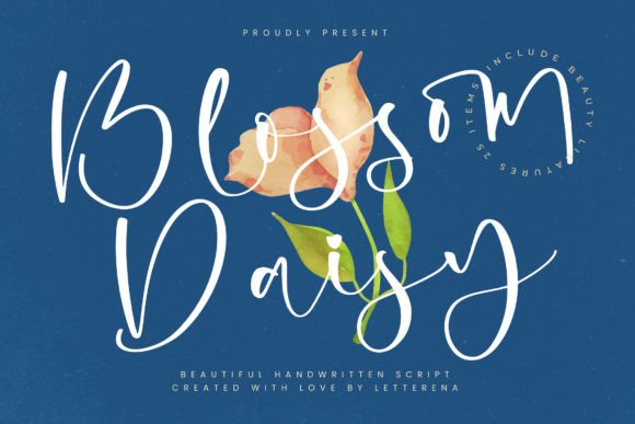 Blossom Daisy Font Review: Elegant Script for Branding