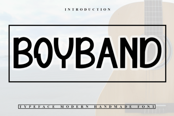 Boyband Font: A Handwritten Typeface for Branding