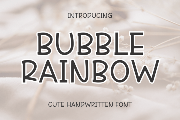 Bubble Rainbow Font: Whimsical Typography for Digital Campaigns