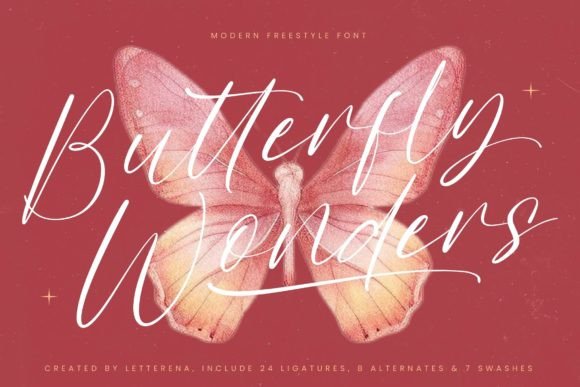 Butterfly Wonders Font: A Web Designer’s Layout Review