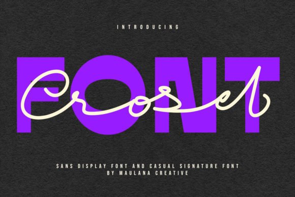 Crosel Font: Authentic Script for Editorial Design