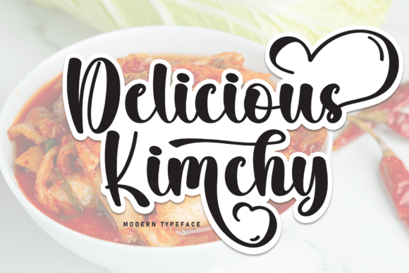 Delicious Kimchi Font Review for Campaign Design
