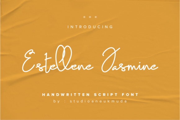 Estellene Jasmine: A Handwritten Font That Elevates Digital Branding