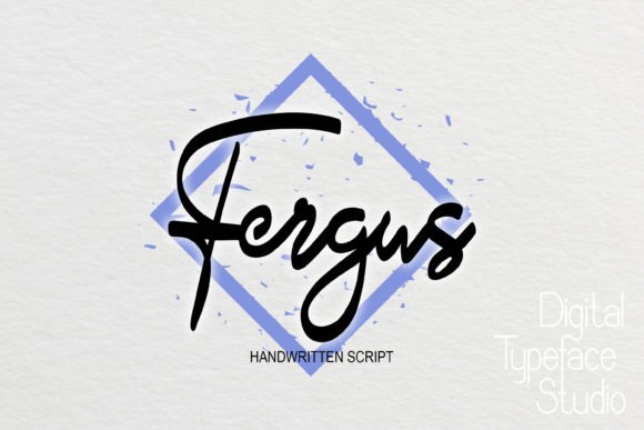 Fergus Font: A Readable Handwritten Typeface for Branding