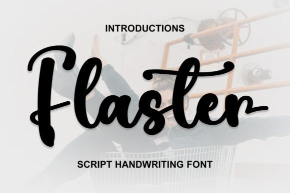 Flaster Font: Elegant Script for Handmade Products