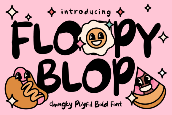 Floopy Blop: A Playful Bold Font for Dynamic Editorial Design