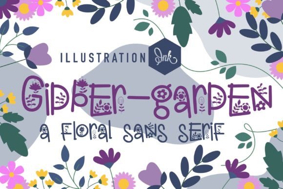 Gidber-Garden Font: Whimsical Editorial Typography