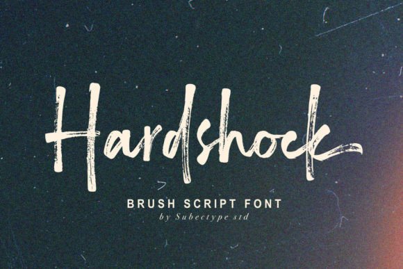 Hardshock: A Distinctive Handwritten Font for Modern Editorial Design