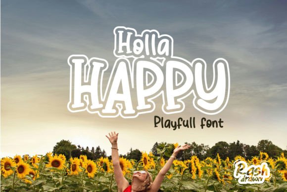 Holla Happy Font: A Playful Display Typeface for Branding