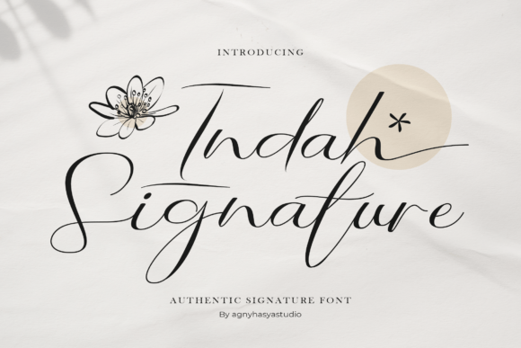 Indah Signature Font: Elevating Small Business Branding