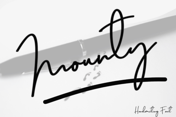 Mounty: A Handwritten Font That Elevates Business Branding