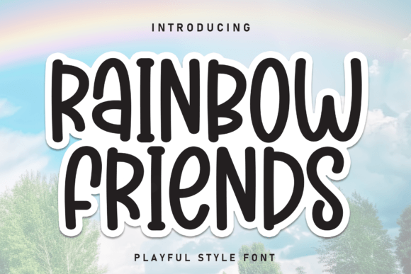 Rainbow Friends Font: A Handwritten Typeface for Branding