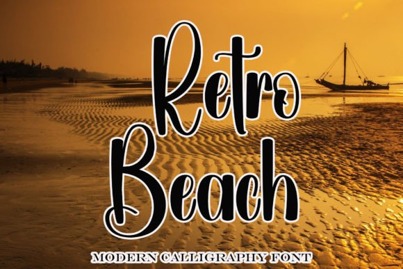 Retro Beach Font: Elevating Campaign Visuals