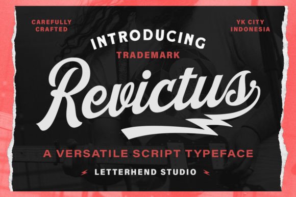 Revictus: A Vintage Script Font for Modern Web Design and Brand Identity