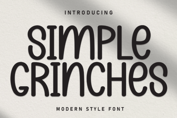 Simple Grinches: A Sweet Handwritten Font for Modern Branding Projects