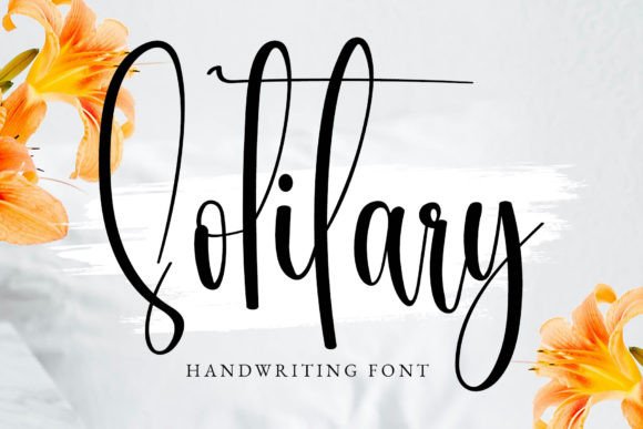 Solitary Font: Handwritten Charm for Digital Campaigns