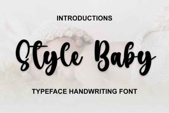 Style Baby Font: A Dainty Script for Editorial Design