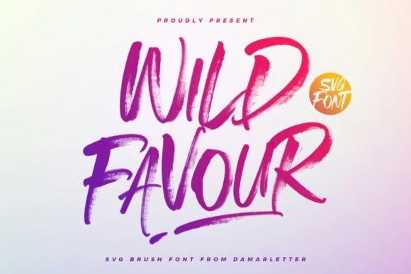 Wild Favour: The Bold Brush Font That Elevates Digital Branding and Campaign Visuals