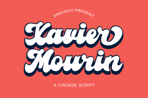 Xavier Mourin Font: Vintage Script for Web Design