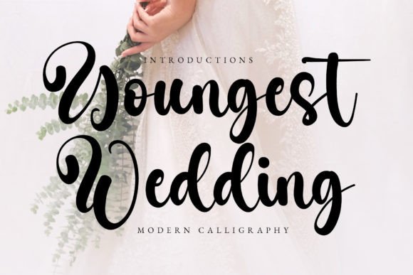 Youngest Wedding Font: Elegant Script for Digital Campaigns